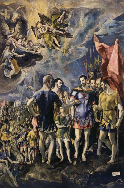 El Greco The Martyrdom of St Maurice France oil painting art